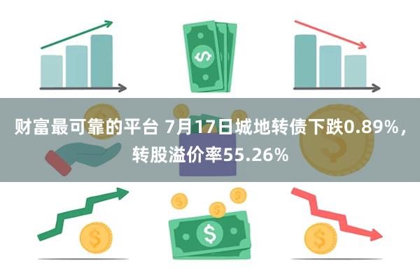 财富最可靠的平台 7月17日城地转债下跌0.89%，转股溢价率55.26%