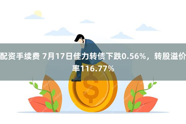 配资手续费 7月17日佳力转债下跌0.56%，转股溢价率116.77%