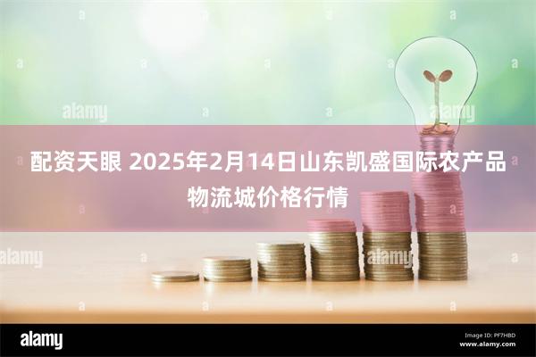 配资天眼 2025年2月14日山东凯盛国际农产品物流城价格行情